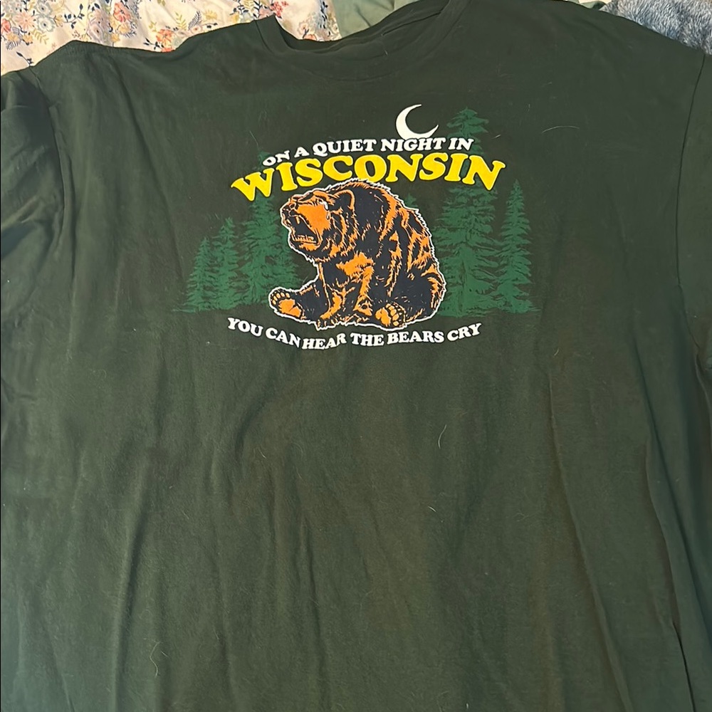 Wisconsin Graphic T-Shirt - Green